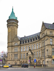 Obraz premium Bank Museum in Luxembourg city