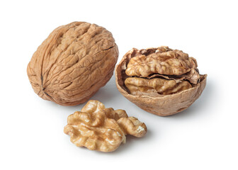 Ripe walnuts