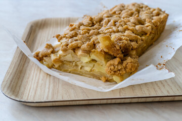 Gateau Invisible Apple Cake in Baking Mold.