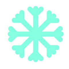 snowflakes on a white background