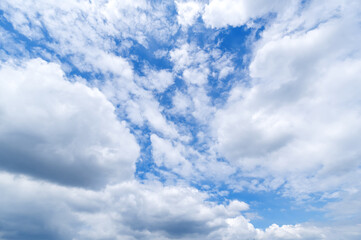 Obraz premium Beautiful Sky Outdoor with Cloudy in the Summer Season