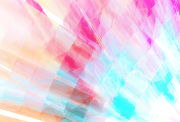 Fototapeta premium Abstract color dynamic background with lighting effect. Fractal texture.