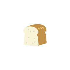 Bread vector isolated icon illustration. Bread icon	