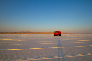 Lake Salt is the second largest lake in Turkey