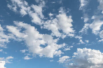 Naklejka na ściany i meble Clouds with blue sky