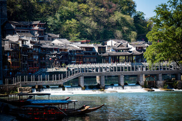  Beautiful scenery of Fenghuang ancient town