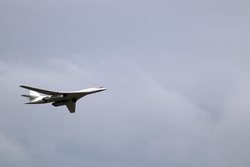 military plane in the sky