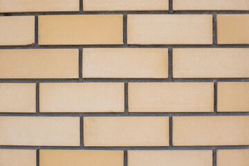 yellow brick wall. brick texture. Brick layout