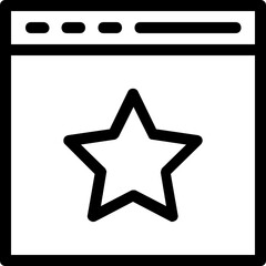 
Browser Vector Line Icon
