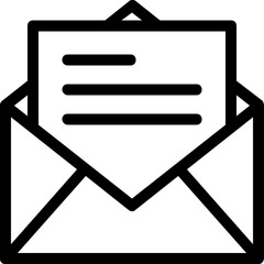 
Email Vector Line Icon
