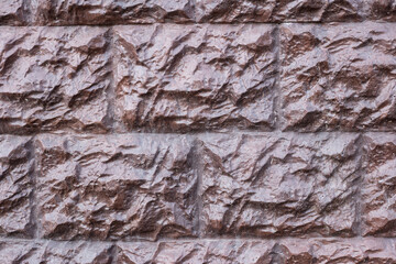 Brown brick wall. brick texture. Brick layout