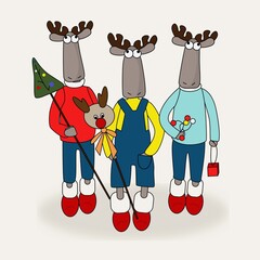Christmas reindeer