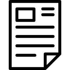 
Notebook Vector Line Icon
