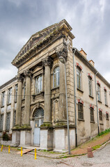 Obraz premium Historical building in Balat district. Balat is populer attraction in Istanbul.