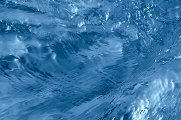 blue background texture water surface flow, abstract water surface