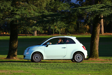 woman with car