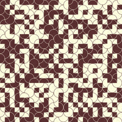 Abstract Geometric Pattern generative computational art illustration