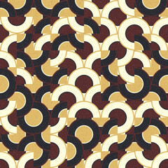 Abstract Geometric Pattern generative computational art illustration