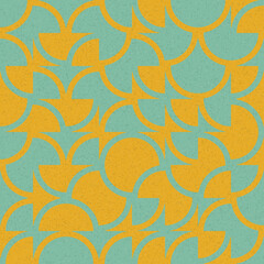 Abstract Geometric Pattern generative computational art illustration