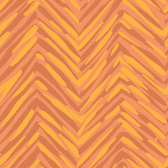 Abstract seamless pattern. Zigzags. Hand drawn illustration.