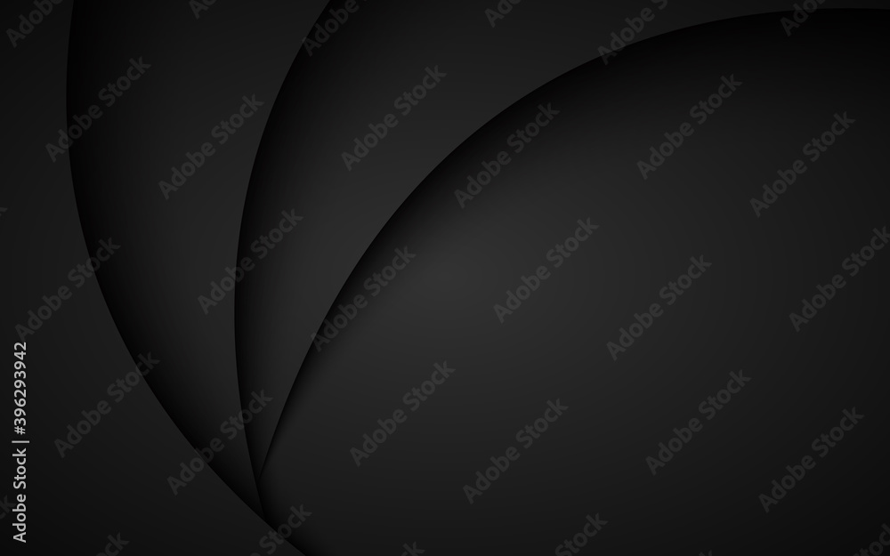 Canvas Prints simple abstract dark grey wavy background with overlayed sheets of paper. modern corporate desing