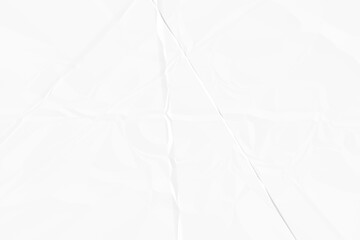 crumpled white paper background close up