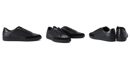 Black men's classic shoes