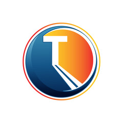 creative initial T Letter T logo design vector graphic concept