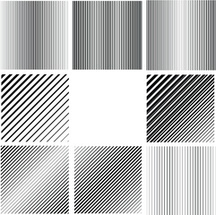 Abstract Vector Wave Stripes . Vertical Curved Lines .