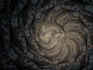 Imaginatory fractal background Image