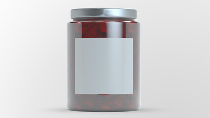 jam jar mock up