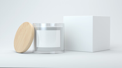 Candle and box mock up - 396298740