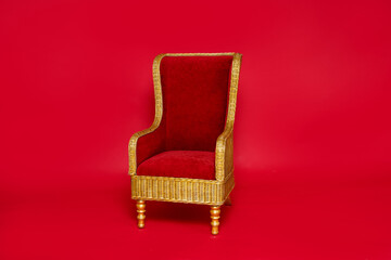 Luxurious Santa Claus throne