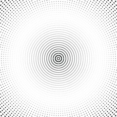 Grunge halftone dots vector texture background. Pixel