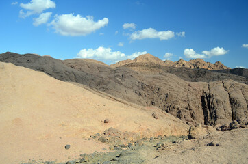 Desert of Sinai Peninsula, Egypt. Near Sharm El Sheikh