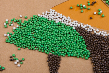 recycled plastic material produced to preserve the ecological balance of the earth_29