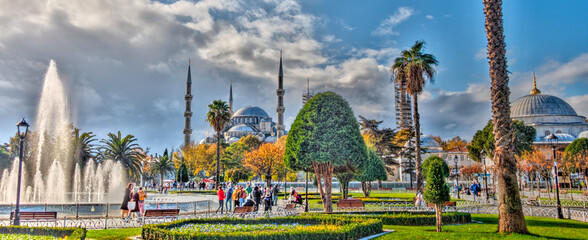 Blue Mosque, Istanbul, HDR Image