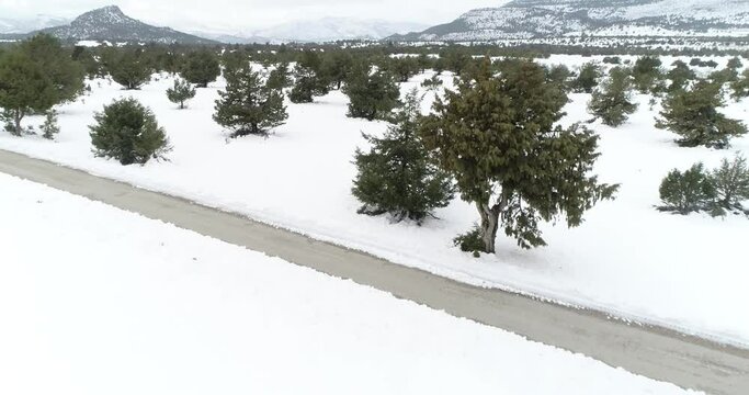 carretera de el sabinar, murcia, nevada