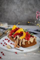 Christmas home made cinnamon cake