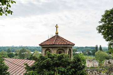 Rooftop of St petka chapel in the Kalemegdan fortress Belgrade Serbia