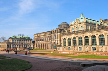 Fototapeta na wymiar Germany: The Zwinger in Dresden city