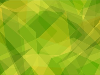 Beautiful of Colorful Art Green and Yellow, Abstract Modern Shape. Image for Background or Wallpaper