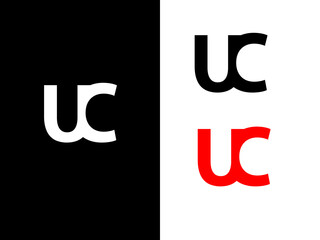 UC Letter Logo Business Template Vector icon..eps
