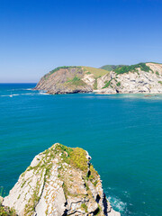 landscape in the coast in the noth of spain