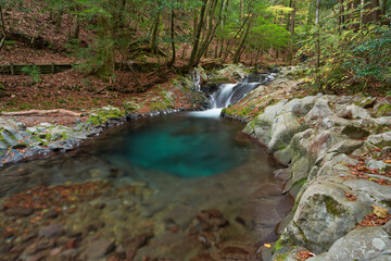 伊豆　滑沢渓谷の流れ