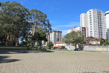 Ulisses Guimaraes Park, an urban park located in Jardim Aquarius neighborhood, Sao Jose dos Campos, SP, Brazil.