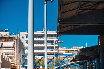 Fototapeta premium ATHENS, GREECE - February 29, 2022: Subway Station in Athens, Greece