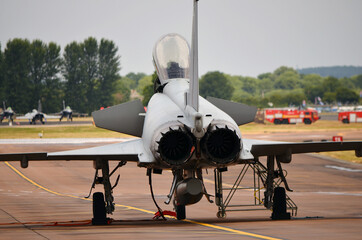 Eurofighter Typhoon GR4  twin-engine,  delta wing, multirole fighter. The Typhoon  fighter and...