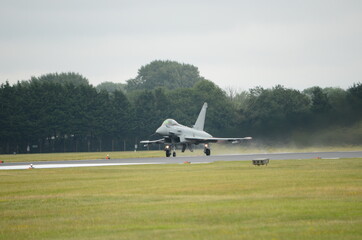 RAF Typhoon GR4, British military fighter jet, scramble RAF Coningsby Lincolnshire 