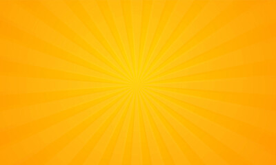 Orange gradient ray burst dot style background vector design